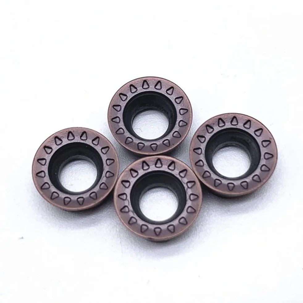 Soporte de herramientas de torneado barra de mandrinar 10 piezas RPMT10T3MO insertos de carburo para torno CNC
