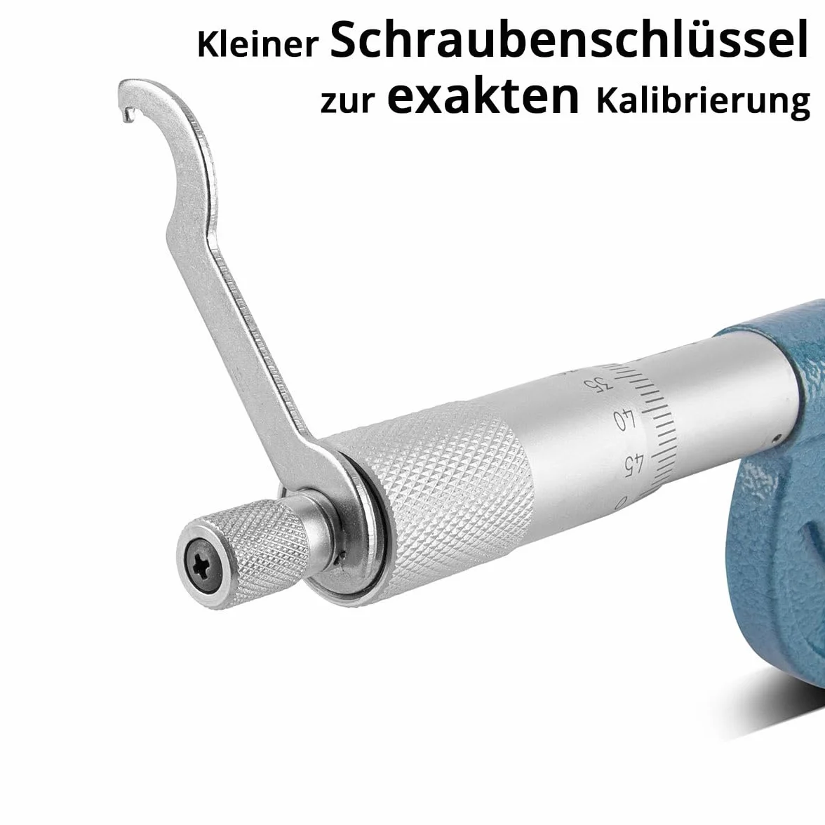 Micrómetro de exteriores STAHLWERK con rango de medición 25-50 mm DIN 863 micrómetro/tornillo micrométrico