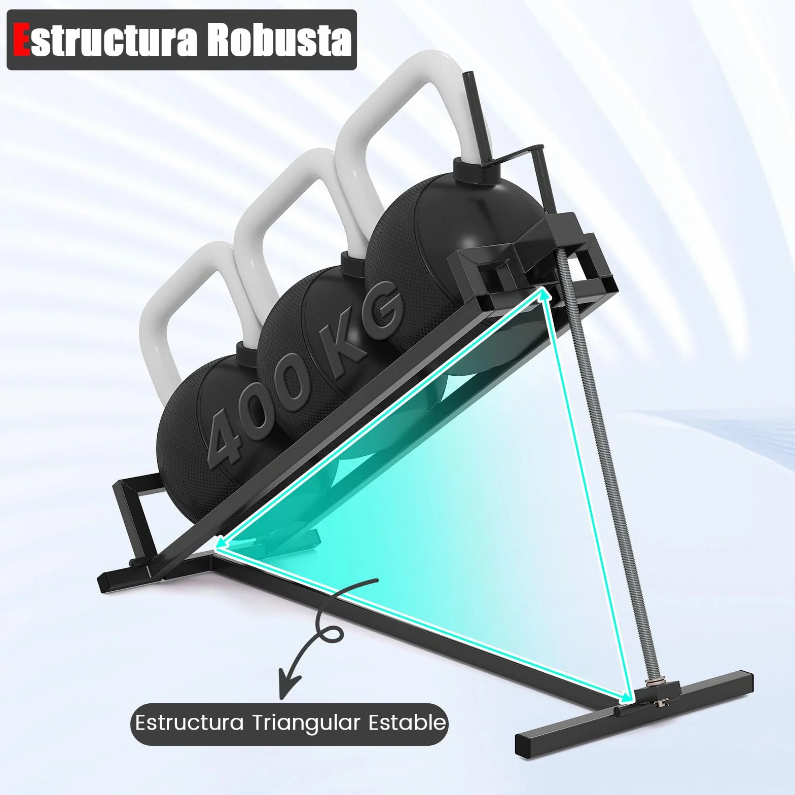 COSTWAY Dispositivo Elevador Tractores, Plataforma Elevadora para Cortacésped de 400 KG Ajustable de Forma Continua (Negro)