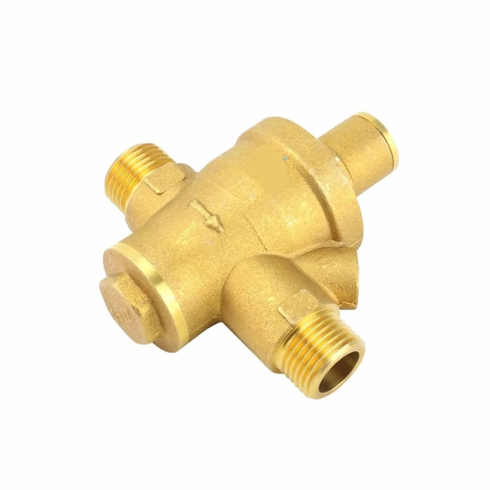 regulador de presion agua Válvulas reguladoras de presión de agua de latón, sin manómetro, válvula de mantenimiento de presión, válvula reductora de presión de agua, DN15-DN40 (Size : DN40)