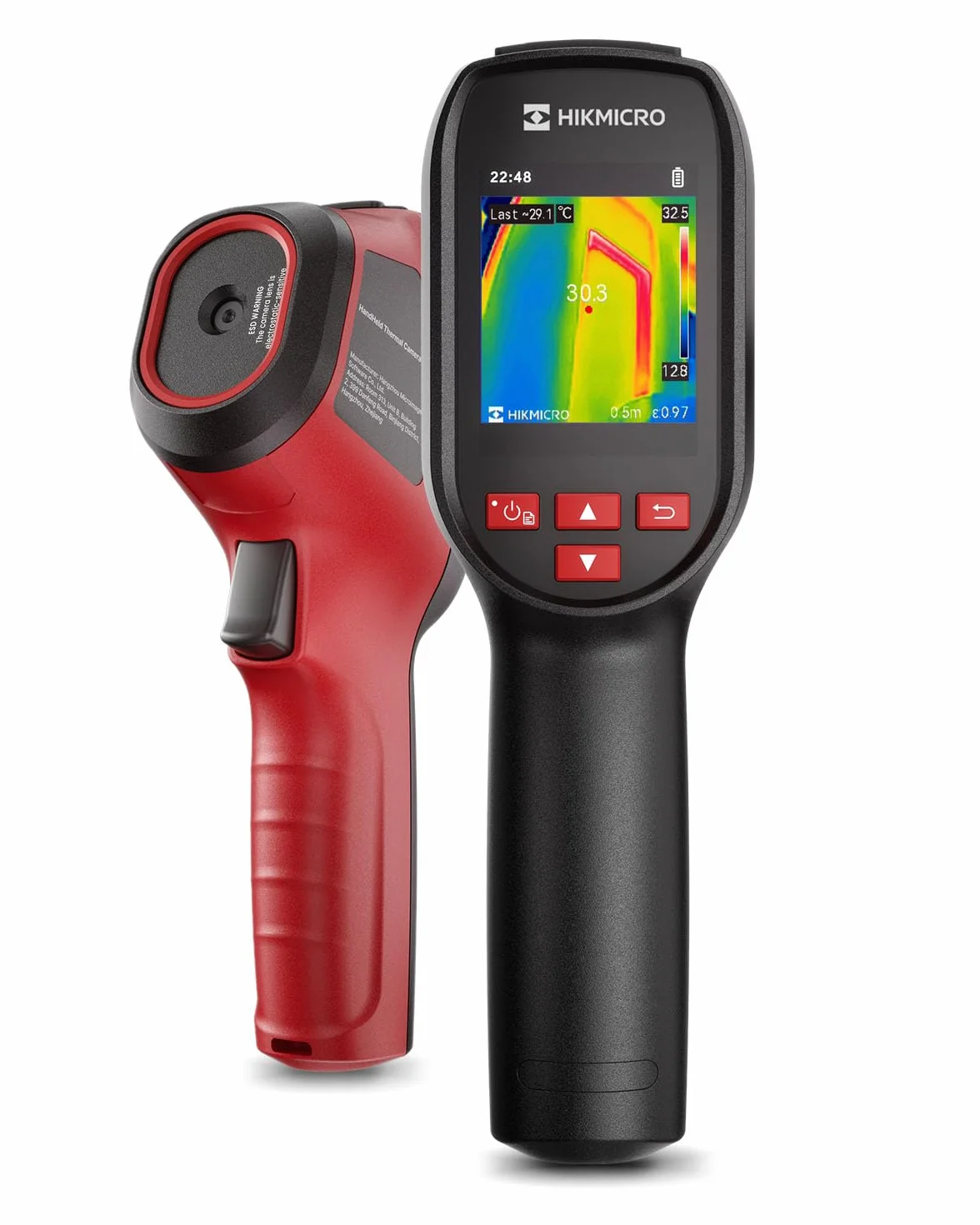 HIKMICRO D01 Lite termómetro infrarrojo -20°C a 550°C pantalla 2,4" resolución IR 96×96 modo dual herramientas HVAC