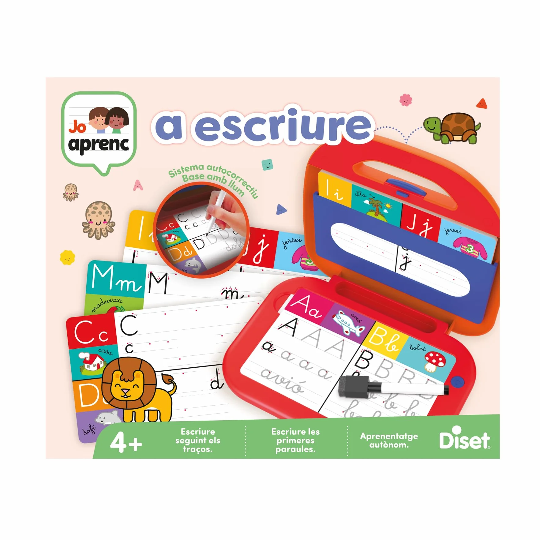 Diset Jo Aprenc a Escriure Joc Educatiu per Nens a Partir de 4 Anys