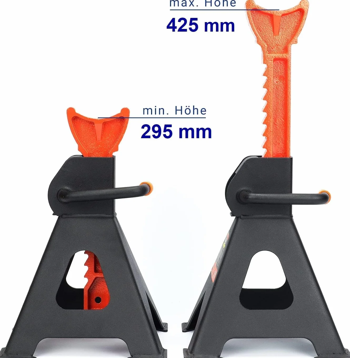 Gato hidráulico 3T, 80 – 465 mm, 2 almohadillas de goma, guantes de montaje, 2 soportes, gato hidráulico profesional, elevador de coche, autocaravana, ideal para cambio de neumáticos SUV