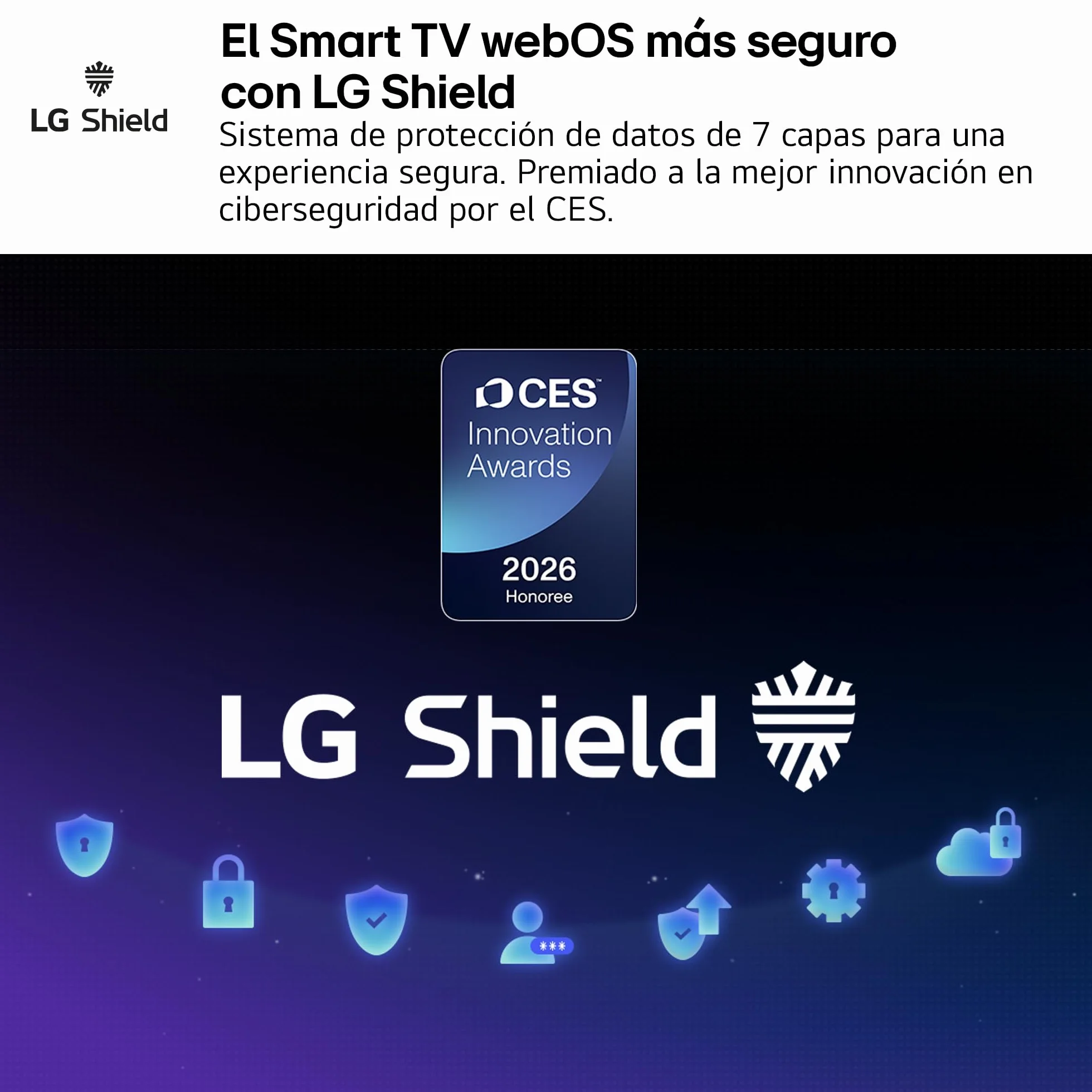 LG OLED55G64LW - TV 55", 4K OLED EVO AI G6, Smart TV, WebOS 26, Procesador α11 AI Gen3, VRR 165Hz, Reflection Free Premium Sin Reflejos, Dolby Vision y Atmos, Gris Oscuro Titán