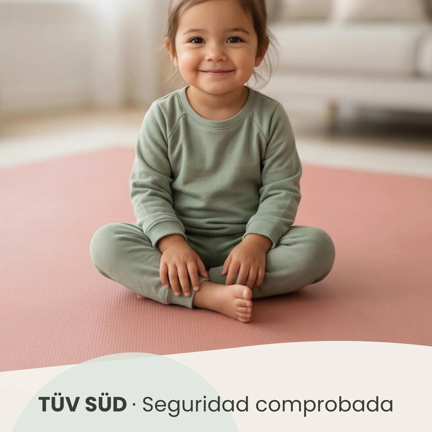 LittleTom Alfombra Puzzle para Niños 9 Piezas 30x30 cm Espuma EVA Antideslizante Certificada TÜV