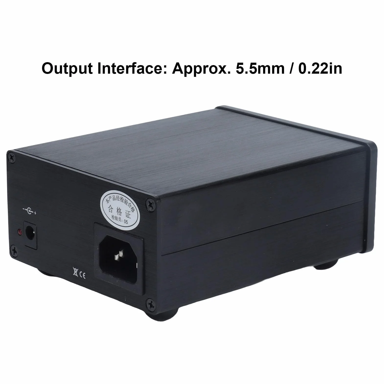 Fuente de Alimentación Regulada Lineal Voltaje Estabilizado CA 250 V 25 W Protección contra Sobrecarga contra Cortocircuitos Aleación de Aluminio para Interruptores (7V)