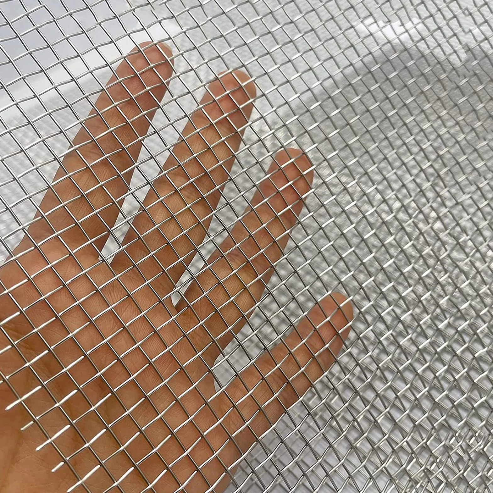 Malla de alambre de acero inoxidable para recintos de animales y protección de jardín