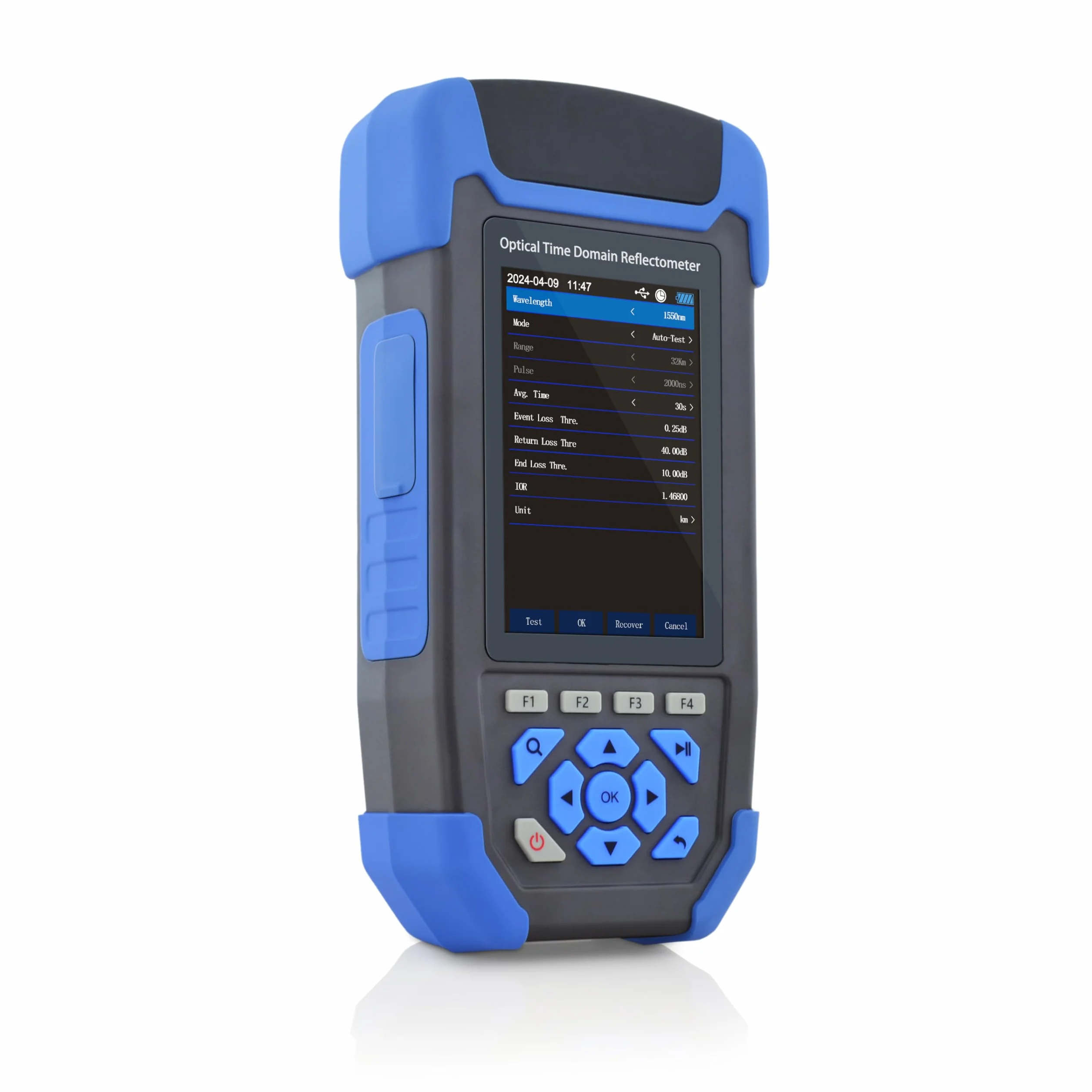 1310nm/24dB+1550nm/22dB Mini OTDR con OPM+OLS+VFL+Mapa de Eventos+Prueba de Pérdida+Probador RJ45+Rastreador de RJ45 SM Probador de Fibra Compatible con APC&UPC SC+FC+ST+LC-SS303T-2A1