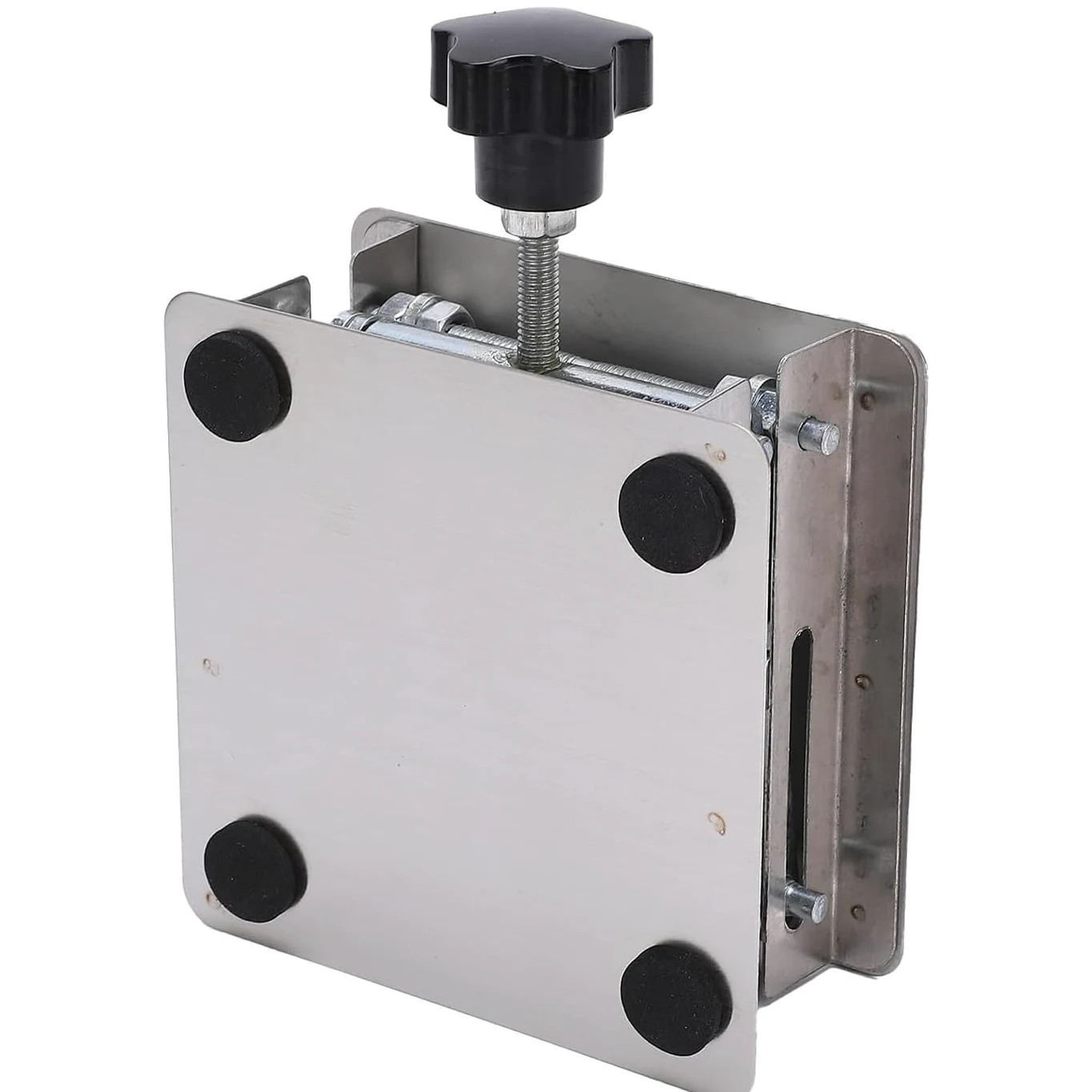 Mesa elevadora hidráulica manual, plataforma de tijera de acero inoxidable, altura ajustable de 50 a 460 mm, capacidad de carga de 5 a 25 kg, perfecta para uso en laboratorio y coches RC, 300 x 300 mm