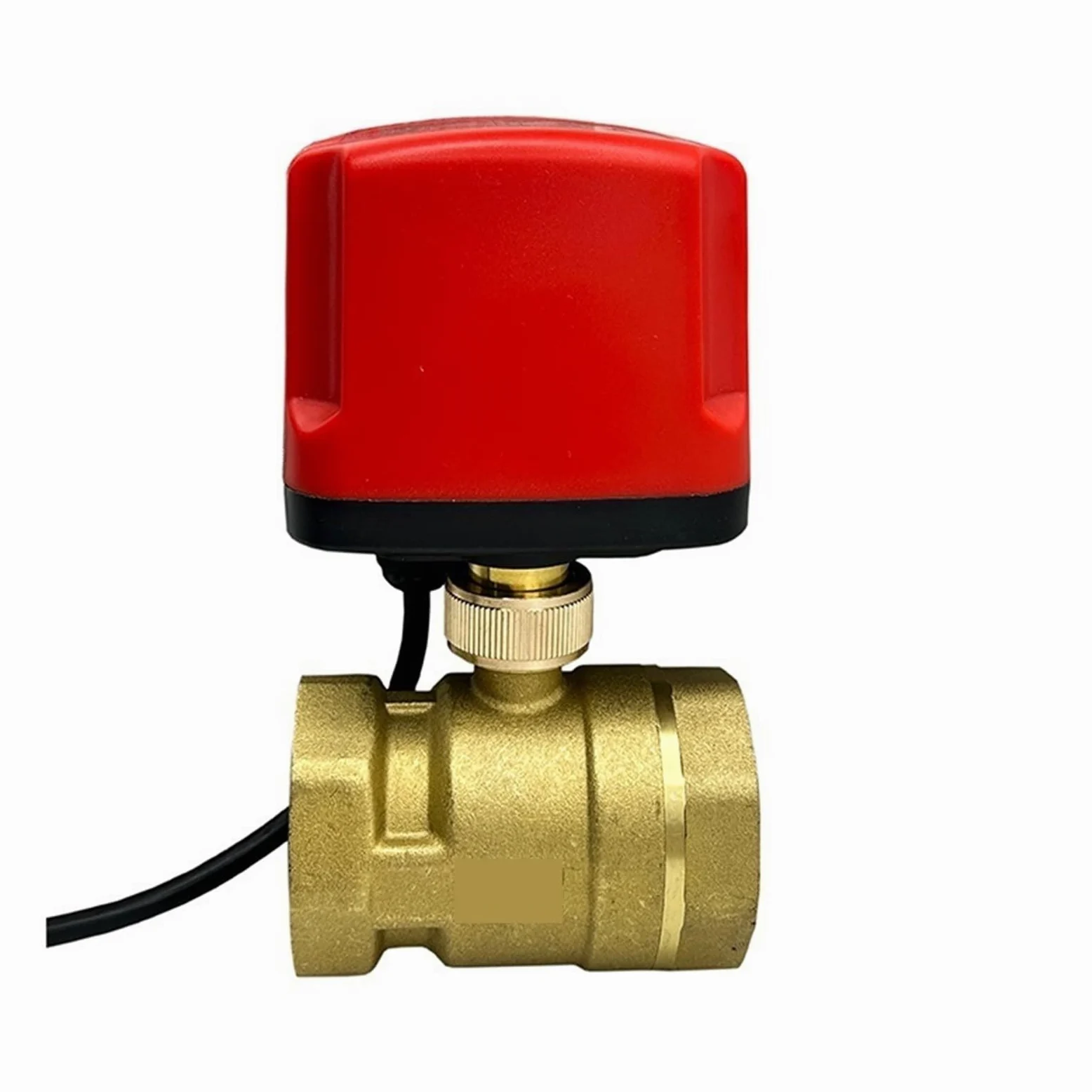 Válvula de bola Válvula de bola motorizada 1/2" 3/4" 1" 2" Válvula de bola eléctrica de latón resistente al agua Válvula de bola de latón de tres cables o dos líneas Para equipos de agua potable(1/2",