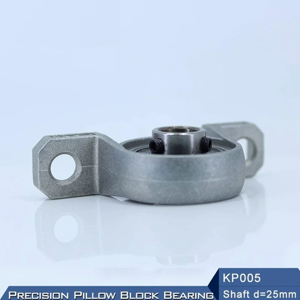 JIYAMI'EN EL KP005 montada en cojinete de 25 mm Diámetro del Eje KP Aleación de Zinc Almohada Bloque Vivienda KP 005 Rodamientos KP005 (4PCS)