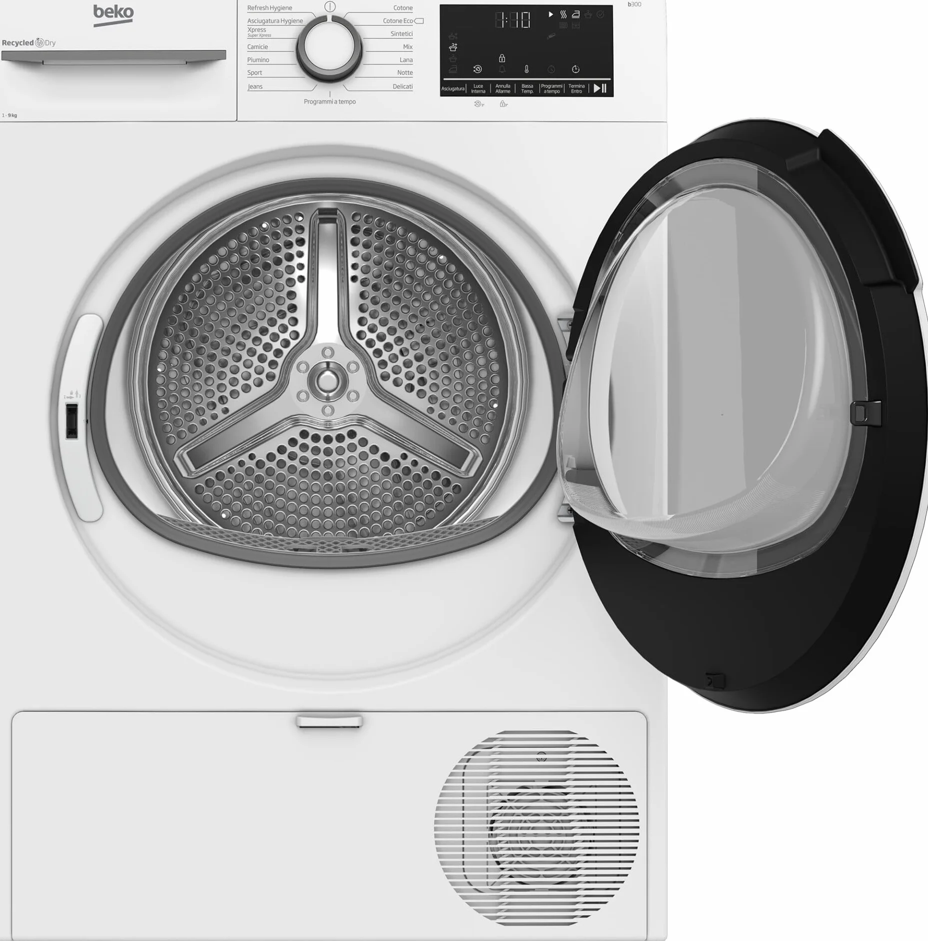 Beko BMT491WI Secadora 9 kg Motor Inverter Clase A+++