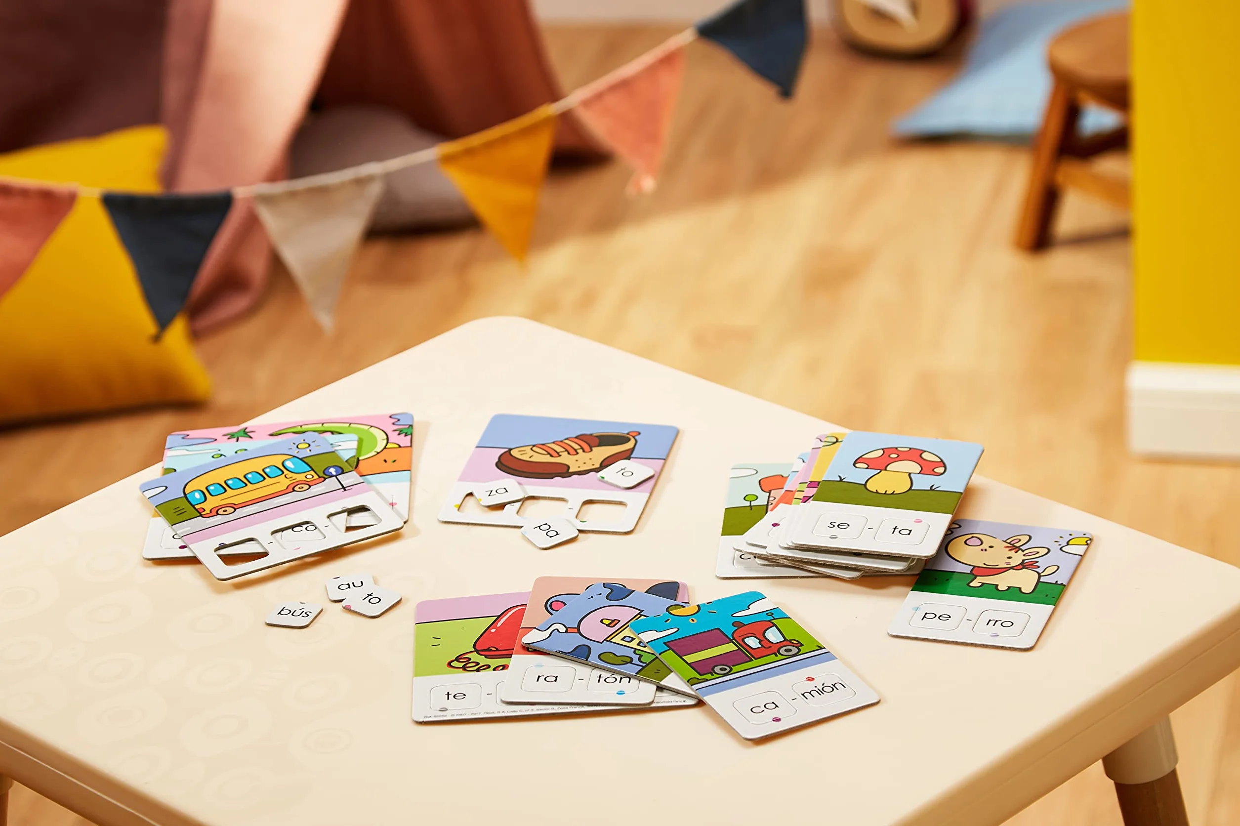 Diset Las Sílabas Juego Educativo Letras Abecedario para Niños a Partir de 5 años Multicolor