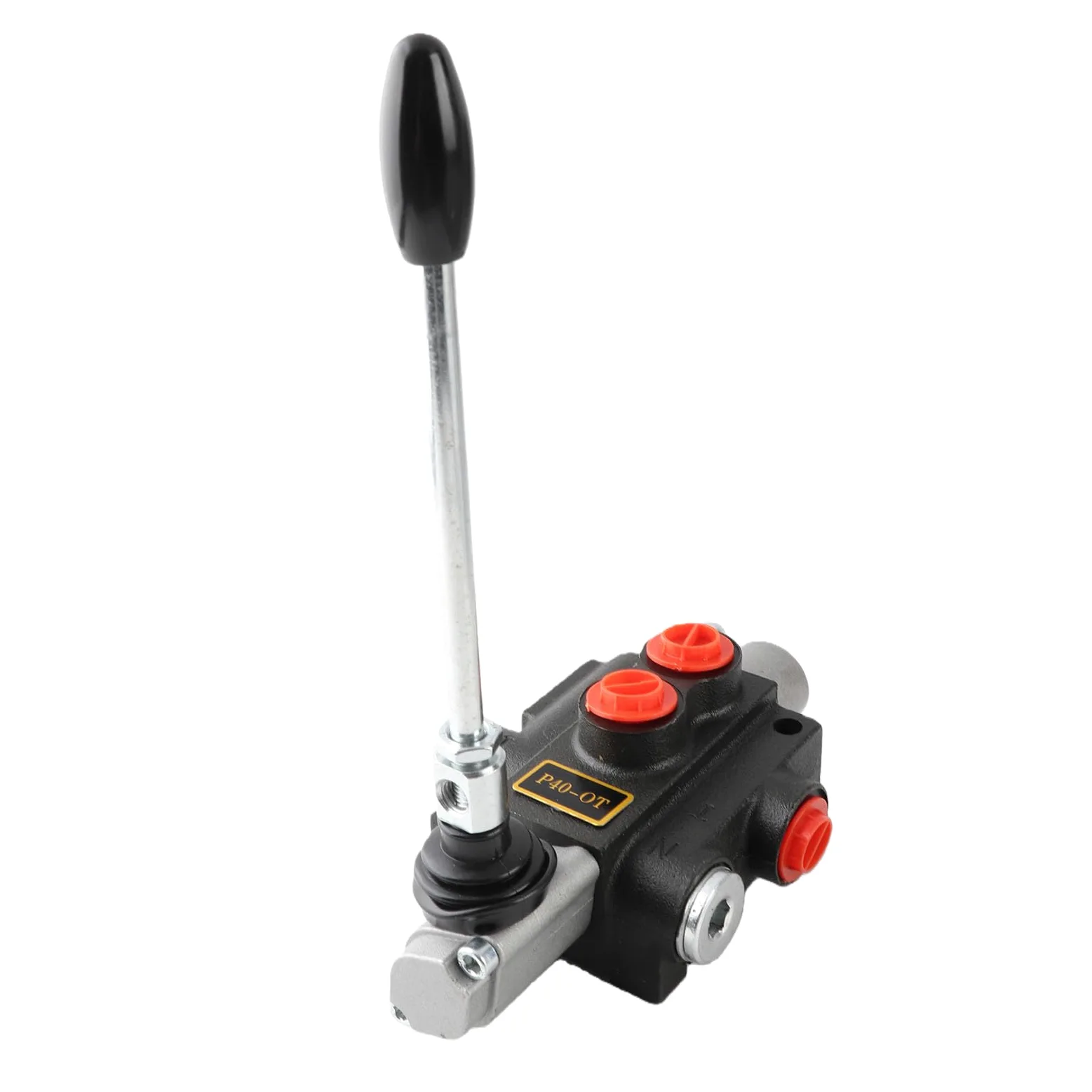 Alomejor Válvula de Control Hidráulica de Doble Acción Kit Flexible Duradero para Maquinaria y Equipos de Construcción Hierro Fundido