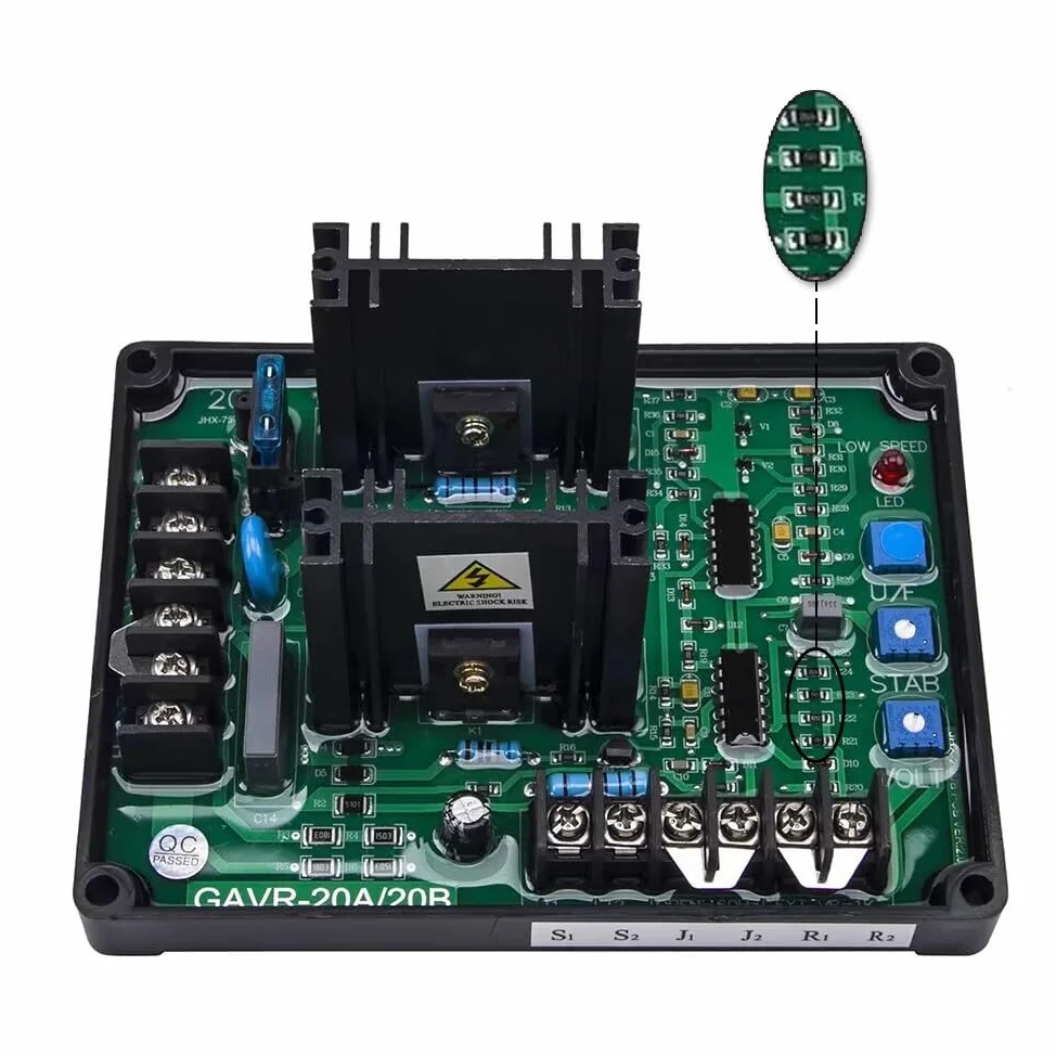 Generador GAVR 20A AVR, estabilizador y regulador de Voltaje, módulo Panel Control Continuo 10A GAVR-20A GAVR-20B(Stick-up Made)