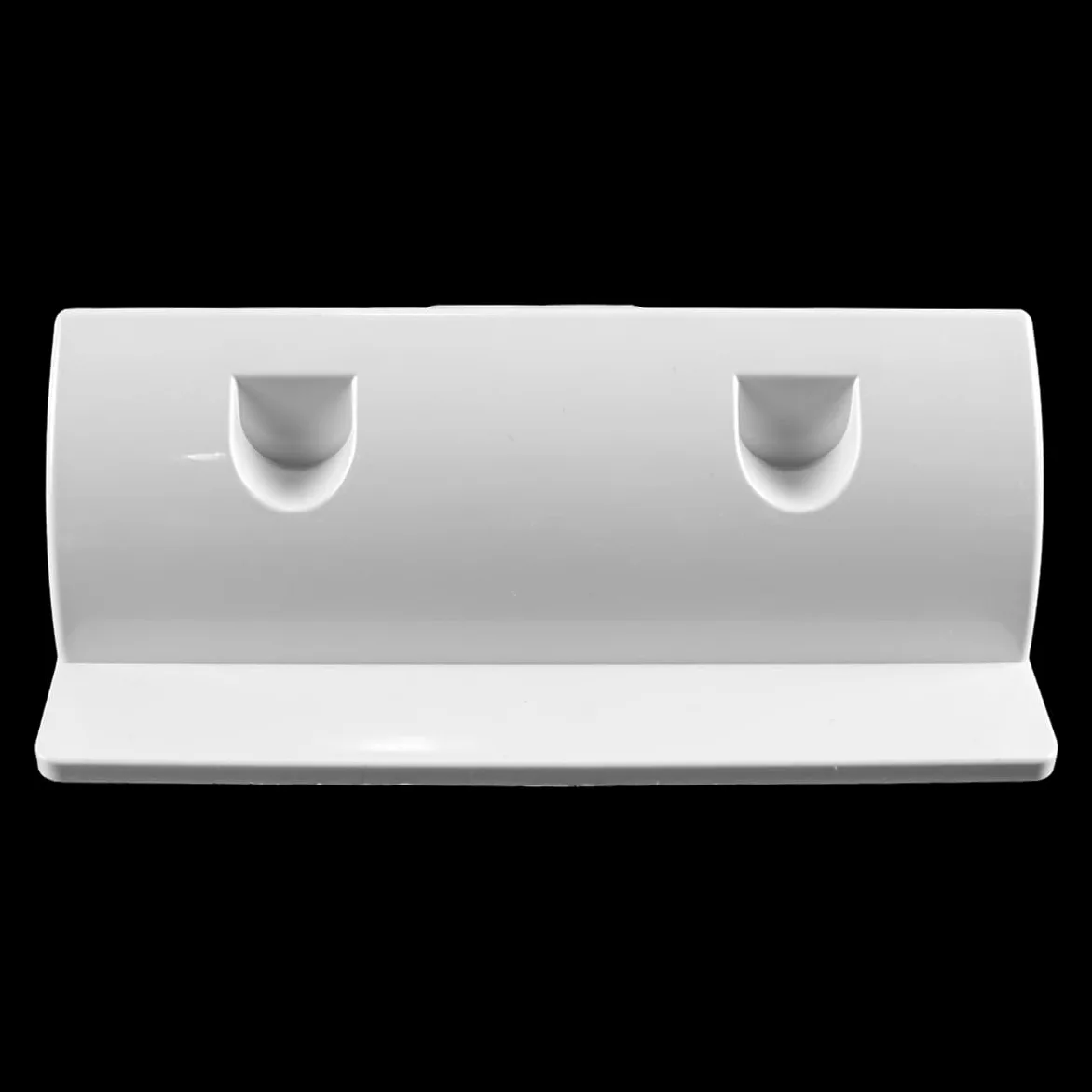 Soporte de montaje para panel solar ABS (7 piezas), sin perforaciones, kit de soporte de esquina para techo de RV, barco, furgoneta, caravana, protección UV, color blanco