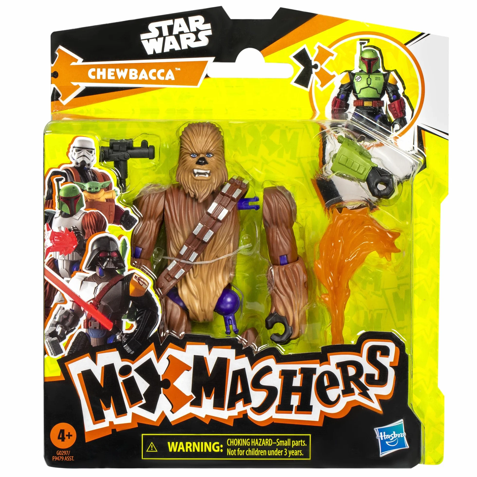 Star Wars MixMashers Chewbacca Figura de Acción Mix-and-Match