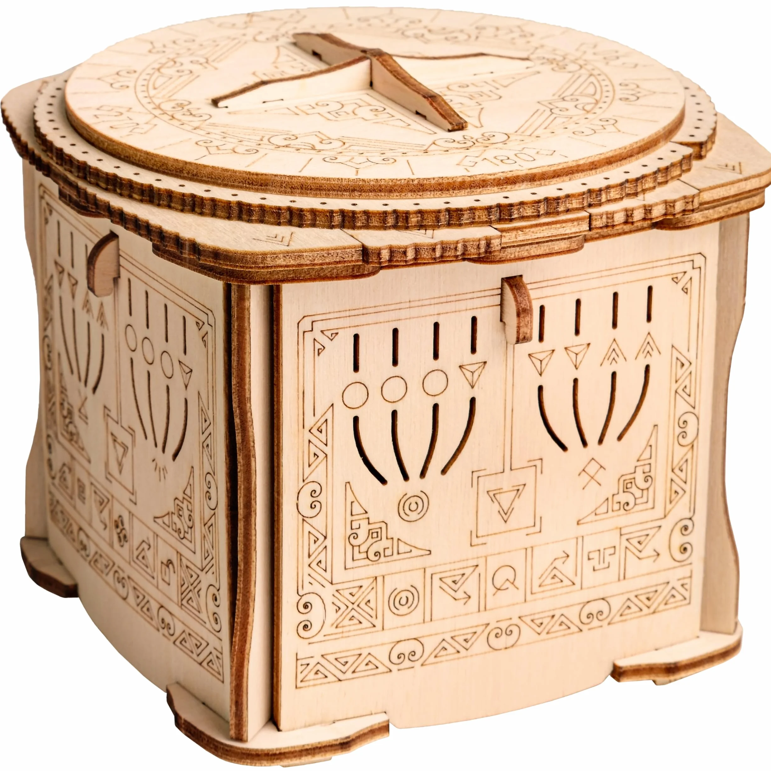 ESC WELT Wooden Secret Lock Box 3D Puzzle Gift Box for Money, Gift Cards, Teens