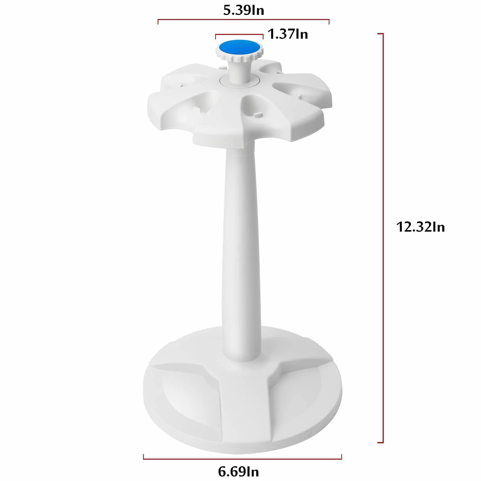 Soporte de pipeta redondo para 6 micropipetas