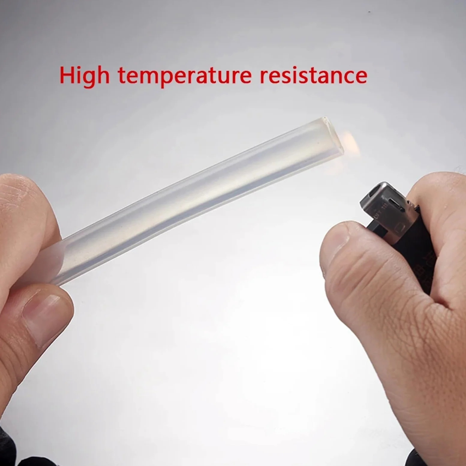 10 unidades de 1 metro de calidad alimentaria transparente de silicona de 5 6 7 8 10 mm de diámetro exterior flexible manguera de gel de sílice para cerveza (7 x 9 mm)