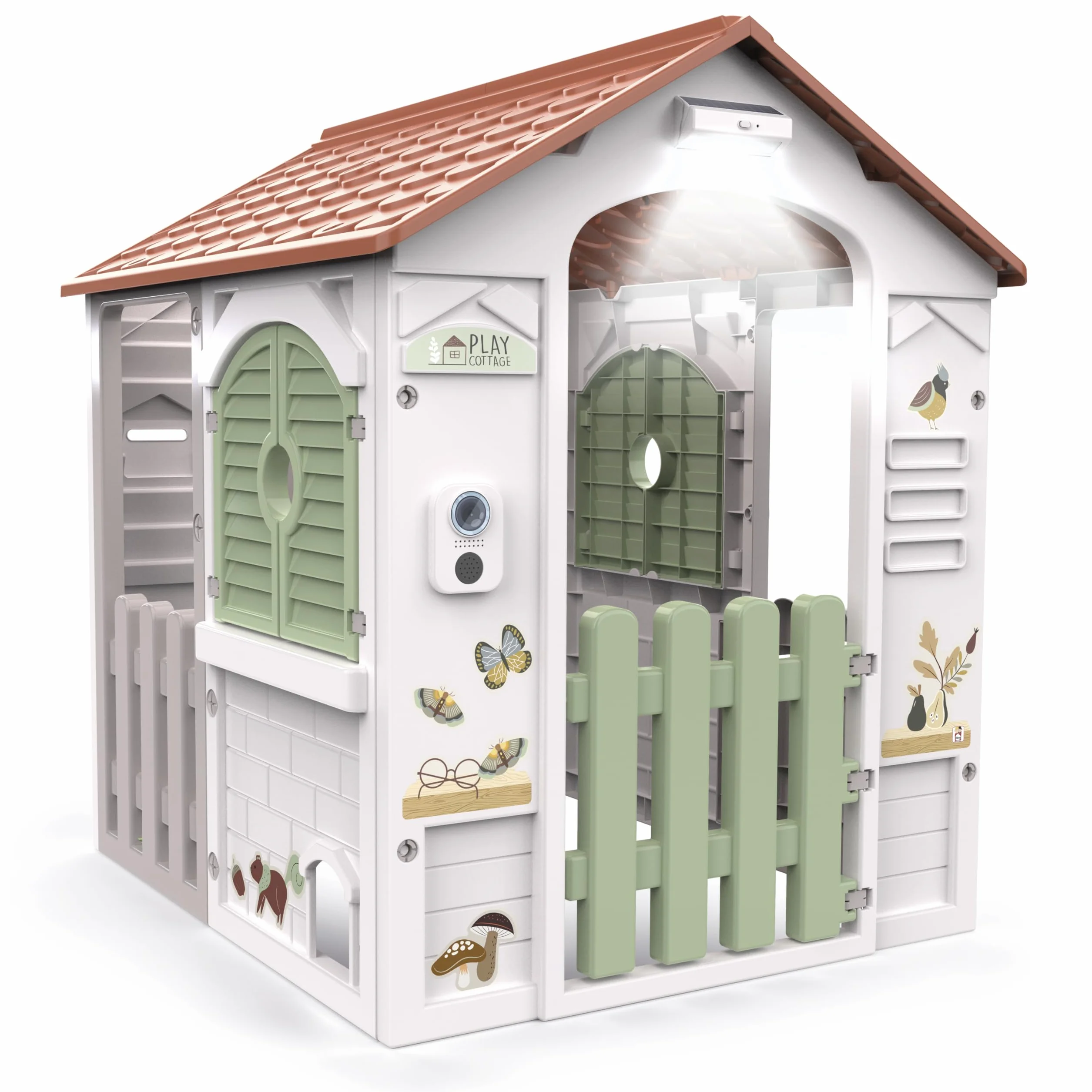 Chicos Casita Infantil Exterior Play Cottage con Luz y Sonido a Partir de 2 años