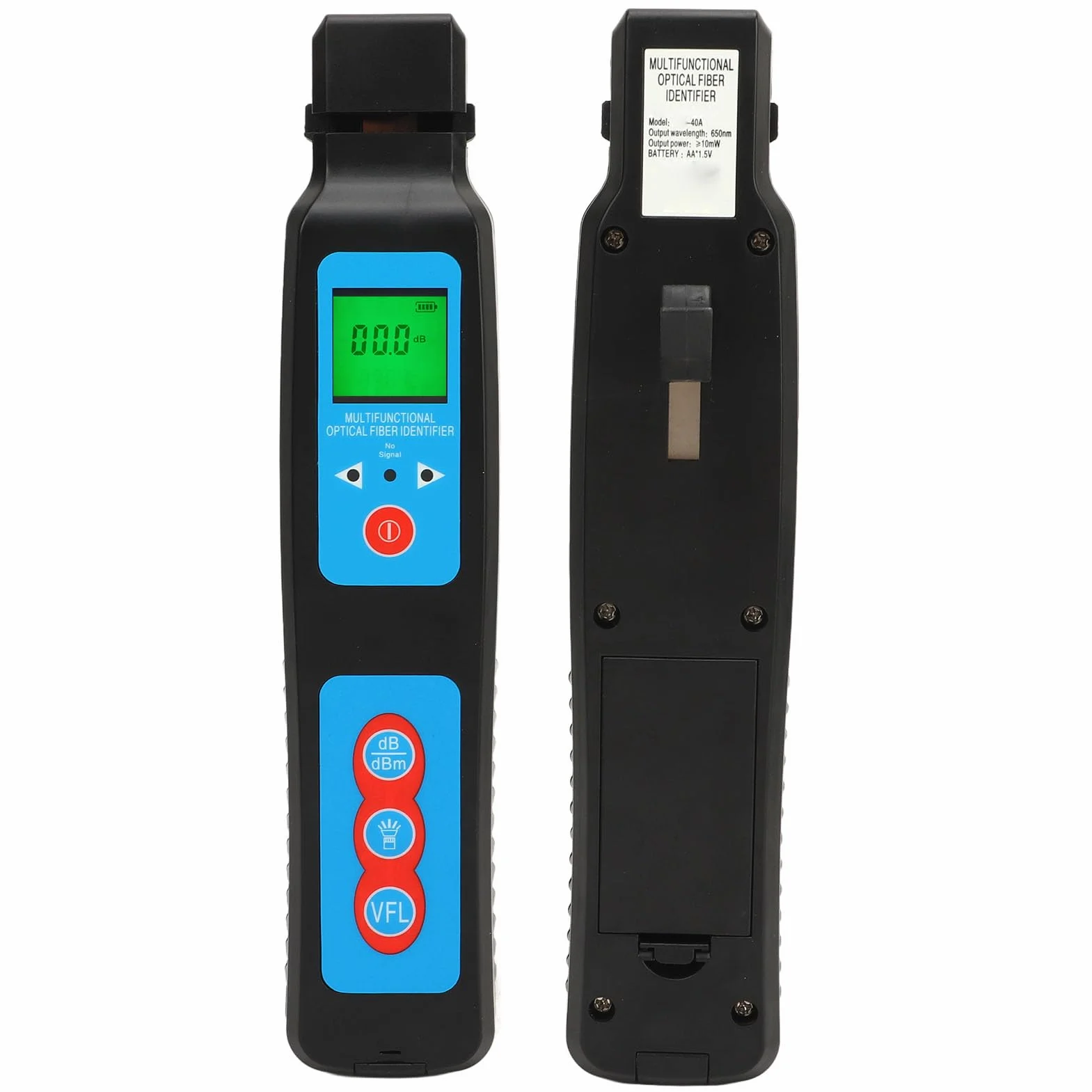 Identificador y Probador de Fibra Óptica 800-1700 Nm VFL - Fuente de Luz Roja Con Alcance de 10 Km, 270 Hz, 1 KHz, 2 KHz - Medidor de Potencia