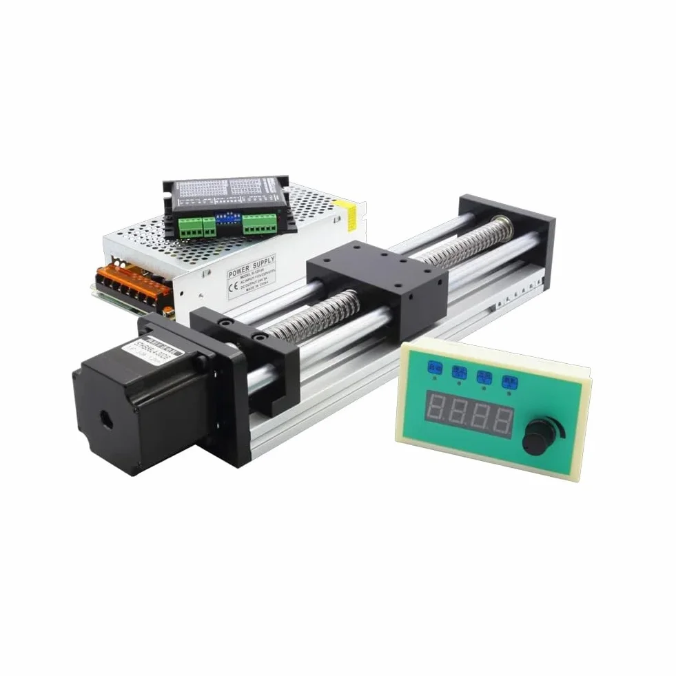 Guía lineal husillo bolas 1400 mm actuador eje manual CNC carpintería