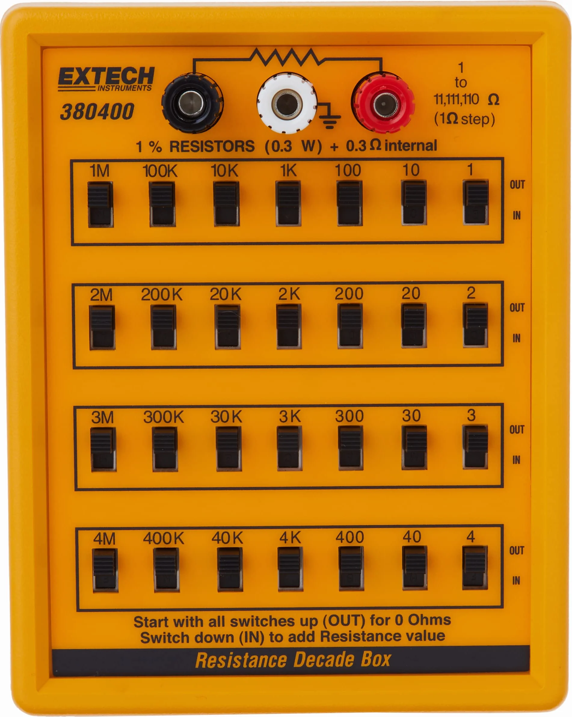 Extech 380400 resistencia Grip para caja