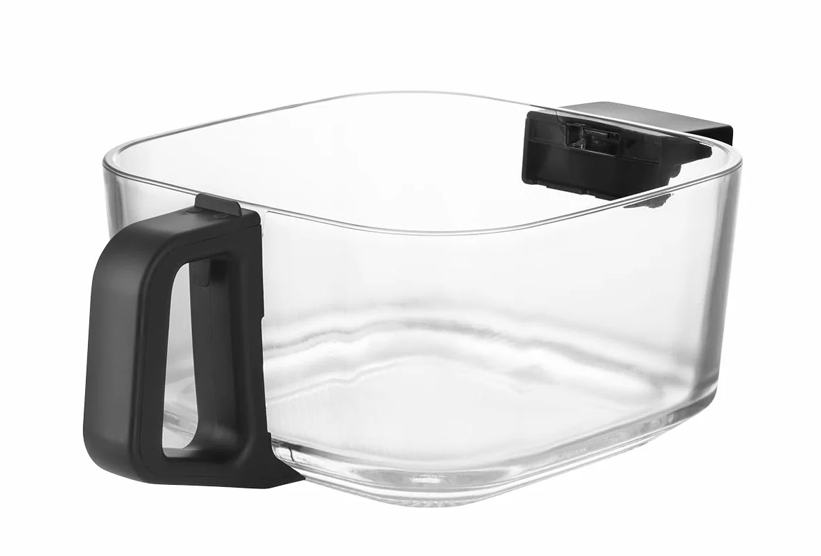 Freidora de aire caliente GLASS & FAST FR5500, 5,5 L, color negro