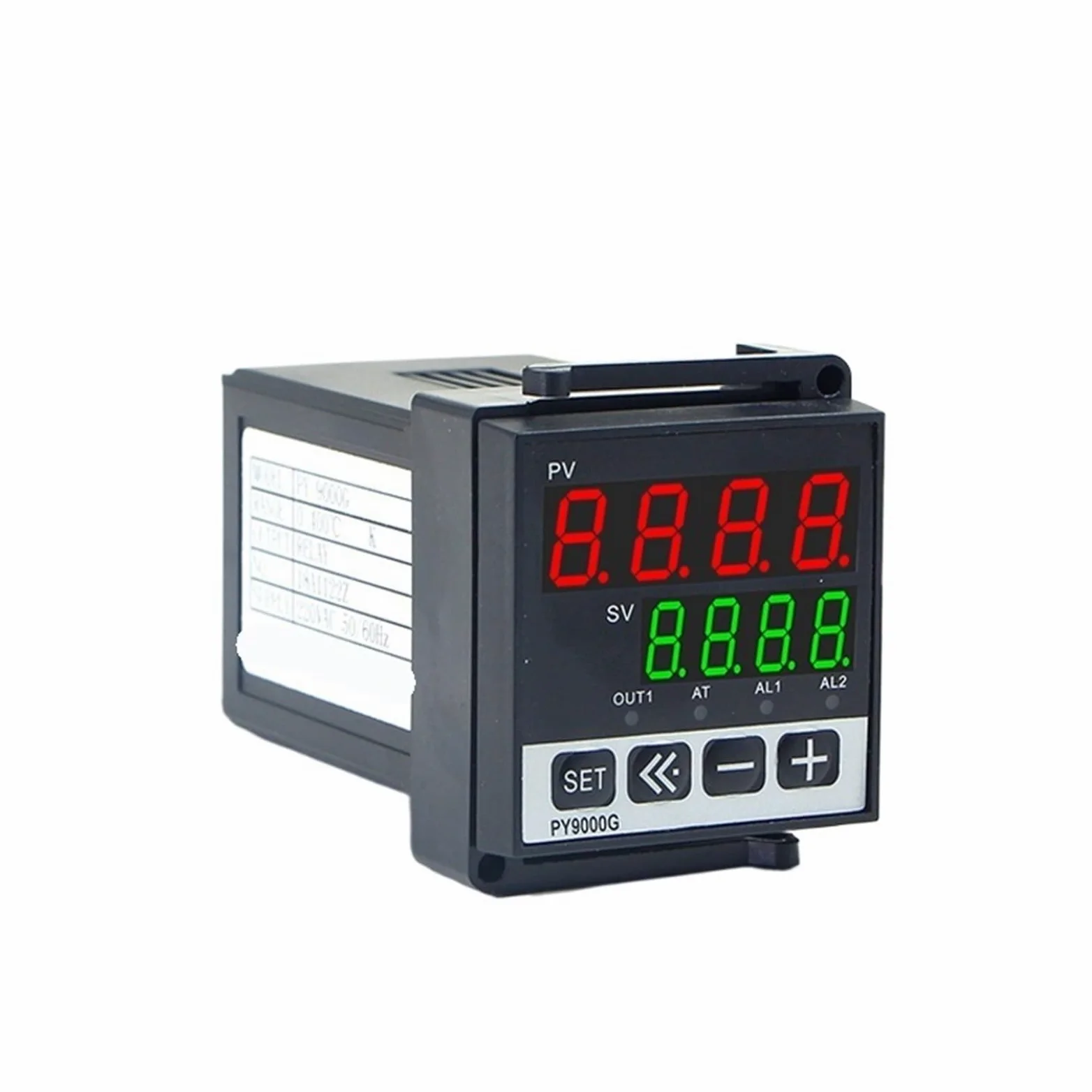 1 Uds PY9000G 48*48mm tipo K entrada única 220V 1200 grados controlador de temperatura PID programable(48x96mm PT100 SSR,220V)