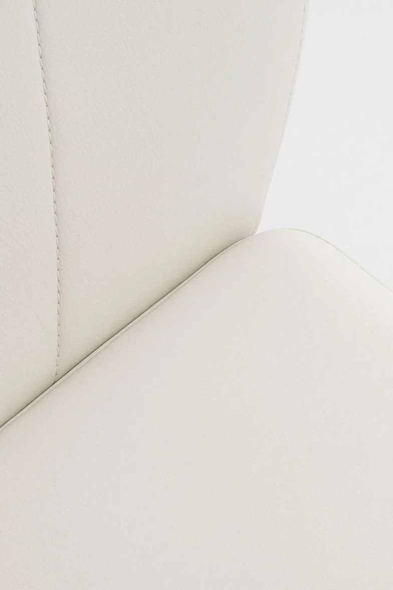Regalos Miguel - Sillas Comedor - Pack 4 Sillas Risol Polipiel - Blanco