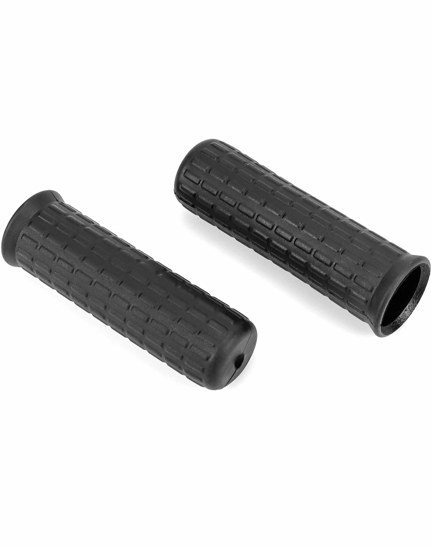 QWORK 2 manijas de Carretilla Antideslizante Diámetro Interior 32 mm Longitud 12 cm