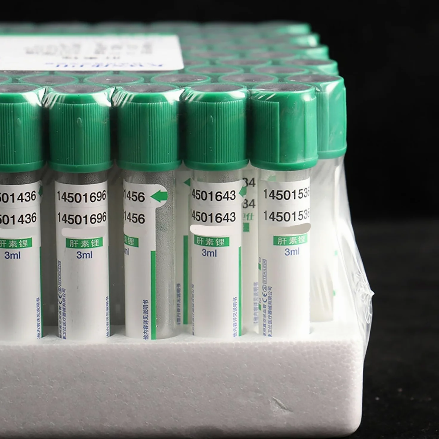 Tubos de extracción de sangre al vacío con tapón de rosca para uso en laboratorio, para separación de PRP de laboratorio veterinario, diseño duradero y estéril
