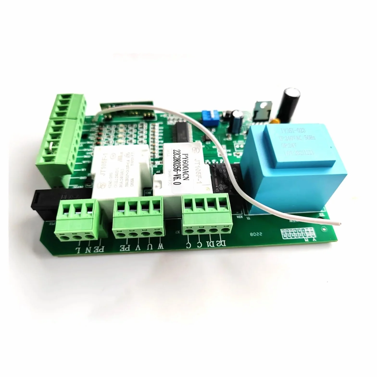 Abridor de puerta de garaje, Tablero De Control Eléctrico Py600 Sl1500 for El Tablero Principal Electrónico Del Abridor De Puerta Corredera Se adapta a puertas versátiles (Size : 220V spring switch)