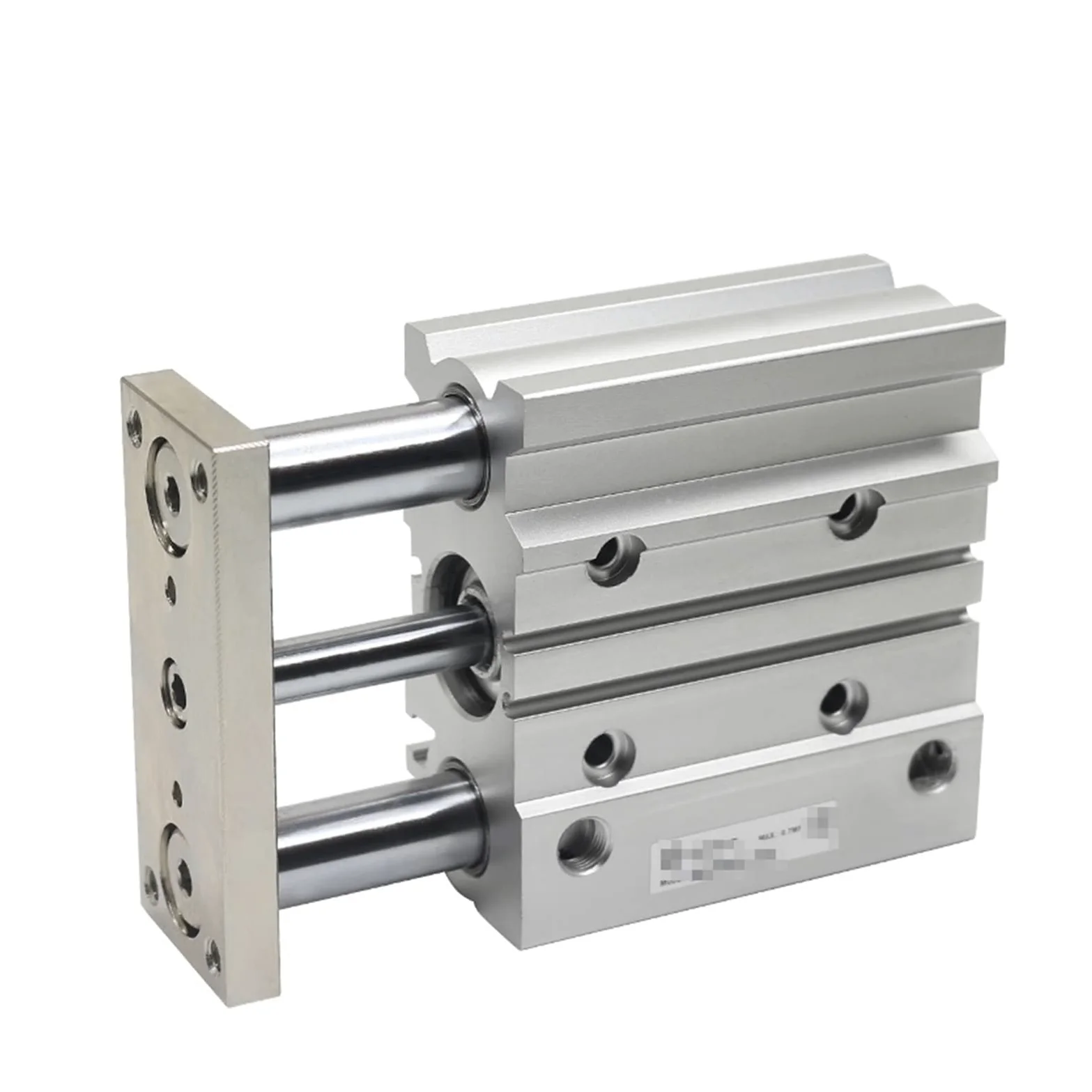 Cilindro neumático, 16-20Z Guía compacta Cilindro delgado Three Exis Air Cilindro neumático neumático con barra de guía 12-150mm 10-150mm MGPL12 16,Alta resistencia(100mm stroke,MGPL12)