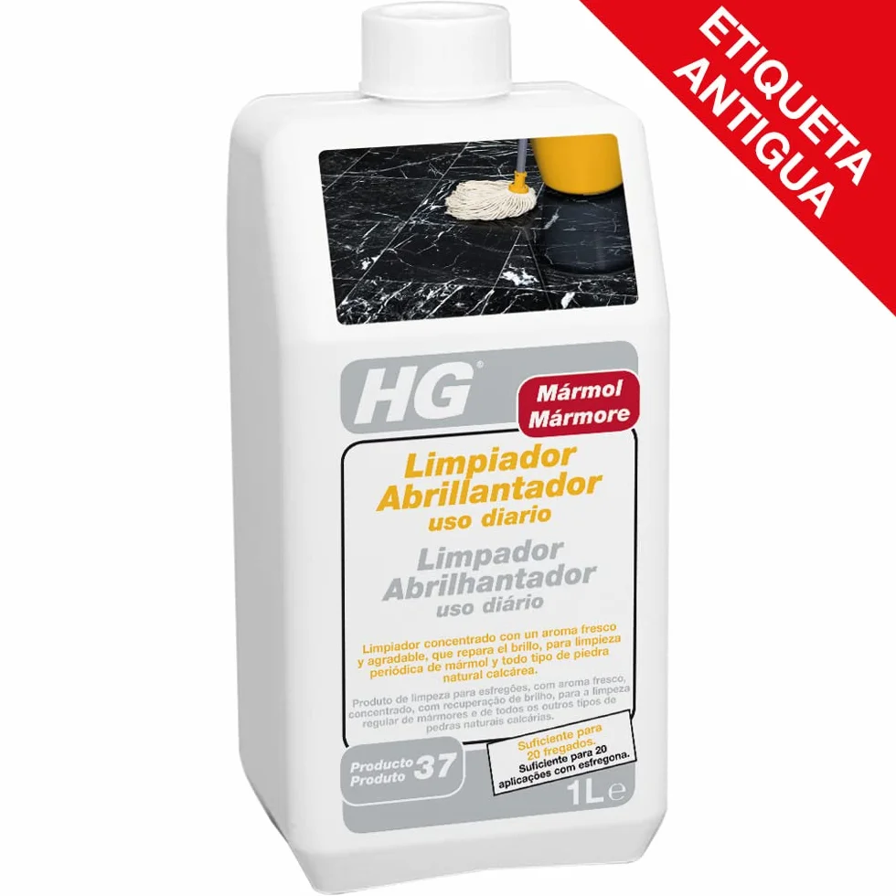 Limpiador Abrillantador para Piedra Natural y Mármol, 1 Litro