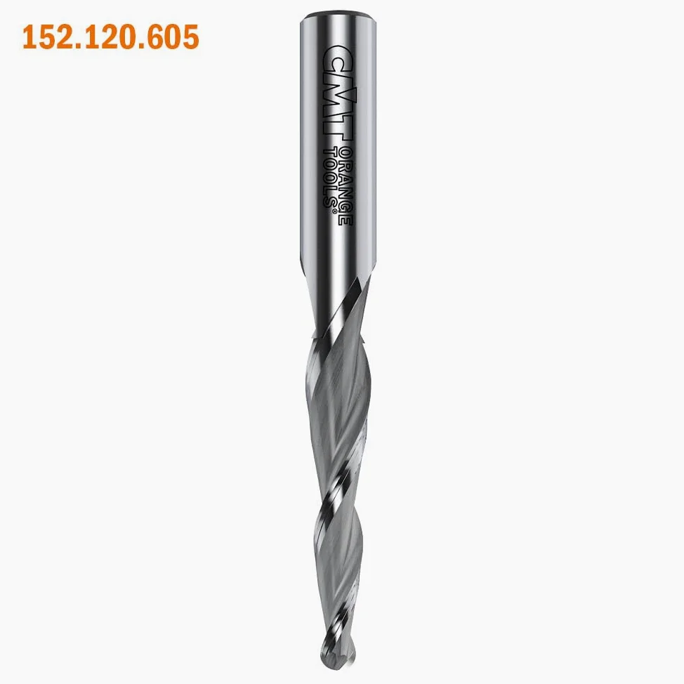 CMT ORANGE TOOLS 152.120.605 - FRESA HELICOIDAL POSITIV. RADIO CONVEXO 2D/3D D=6 S=12