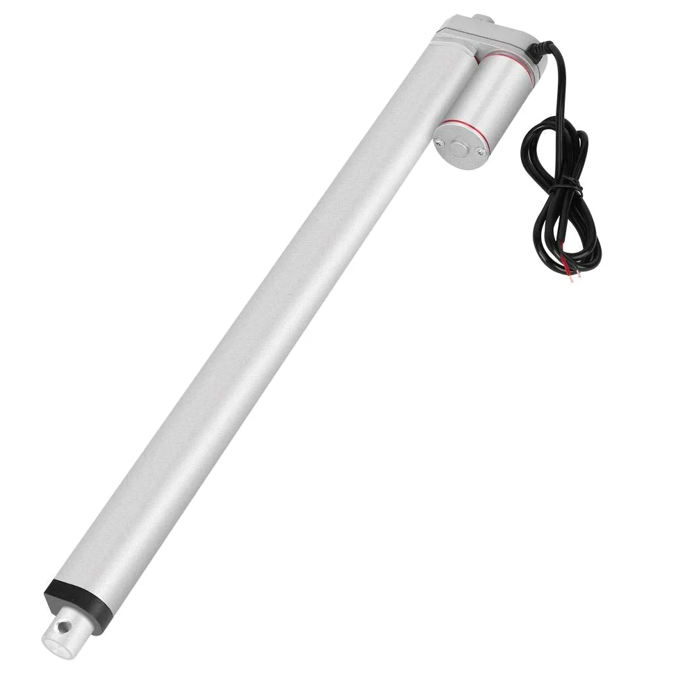 Actuador lineal de 350 mm, DC 24 V 750N Motor de actuador lineal de carrera eléctrica de línea recta para Auto Car RV Abridor de puerta eléctrico Vehículos Barcos TV Mesas elevadoras