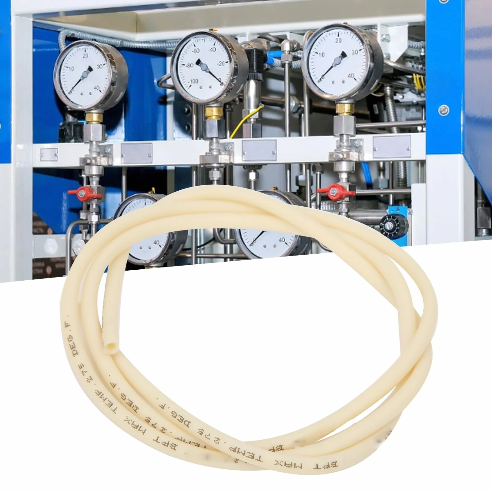 Tubo de bomba peristáltica XTEVU, manguera de bomba de silicona y tubo resistente a los químicos, 1 metro ácido alcali resistente a la bomba peristáltica para uso de laboratorio