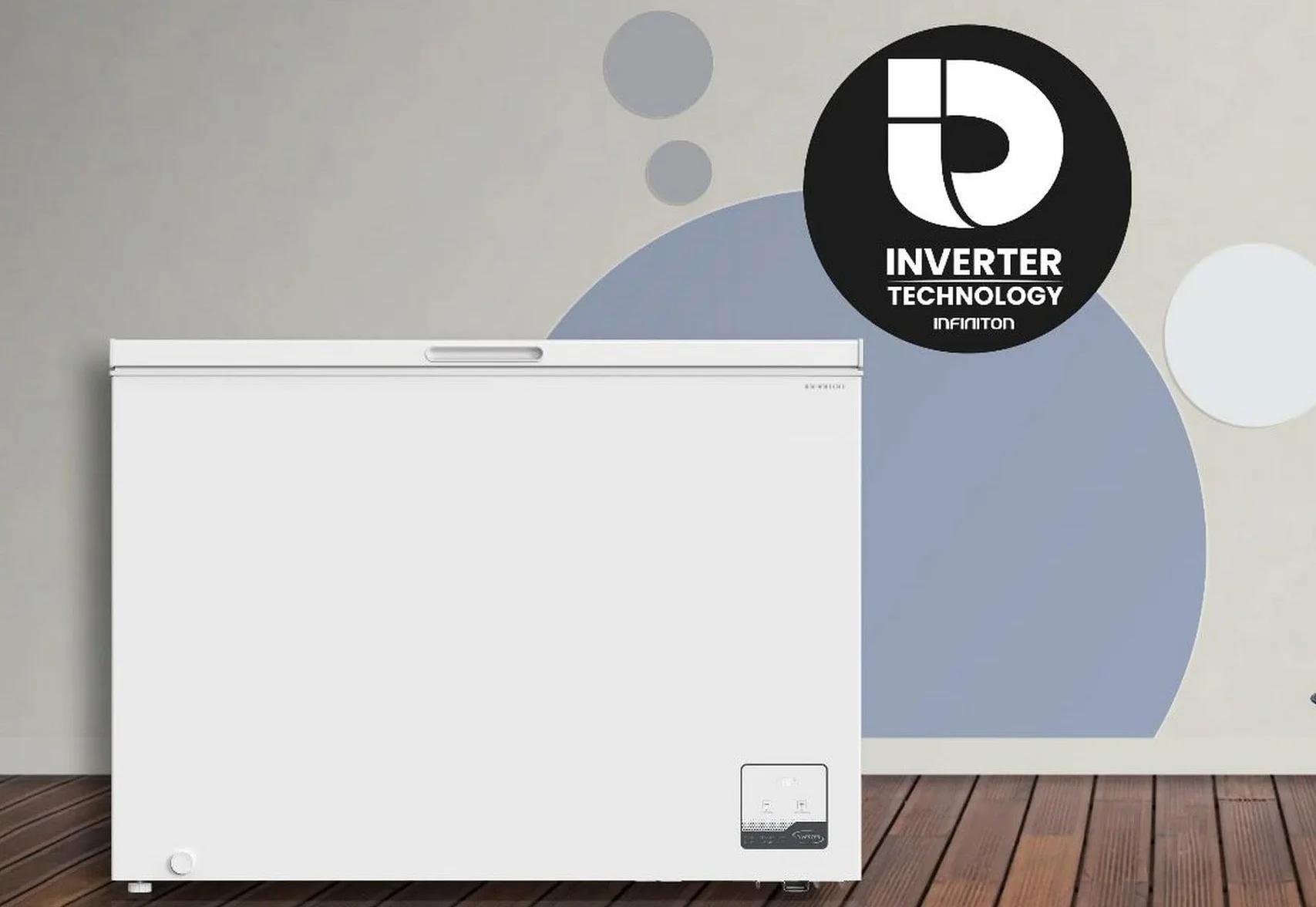 Congelador Arcón INFINITON CH-20H86WEH 199L Inverter Fast Freezing Silent Design