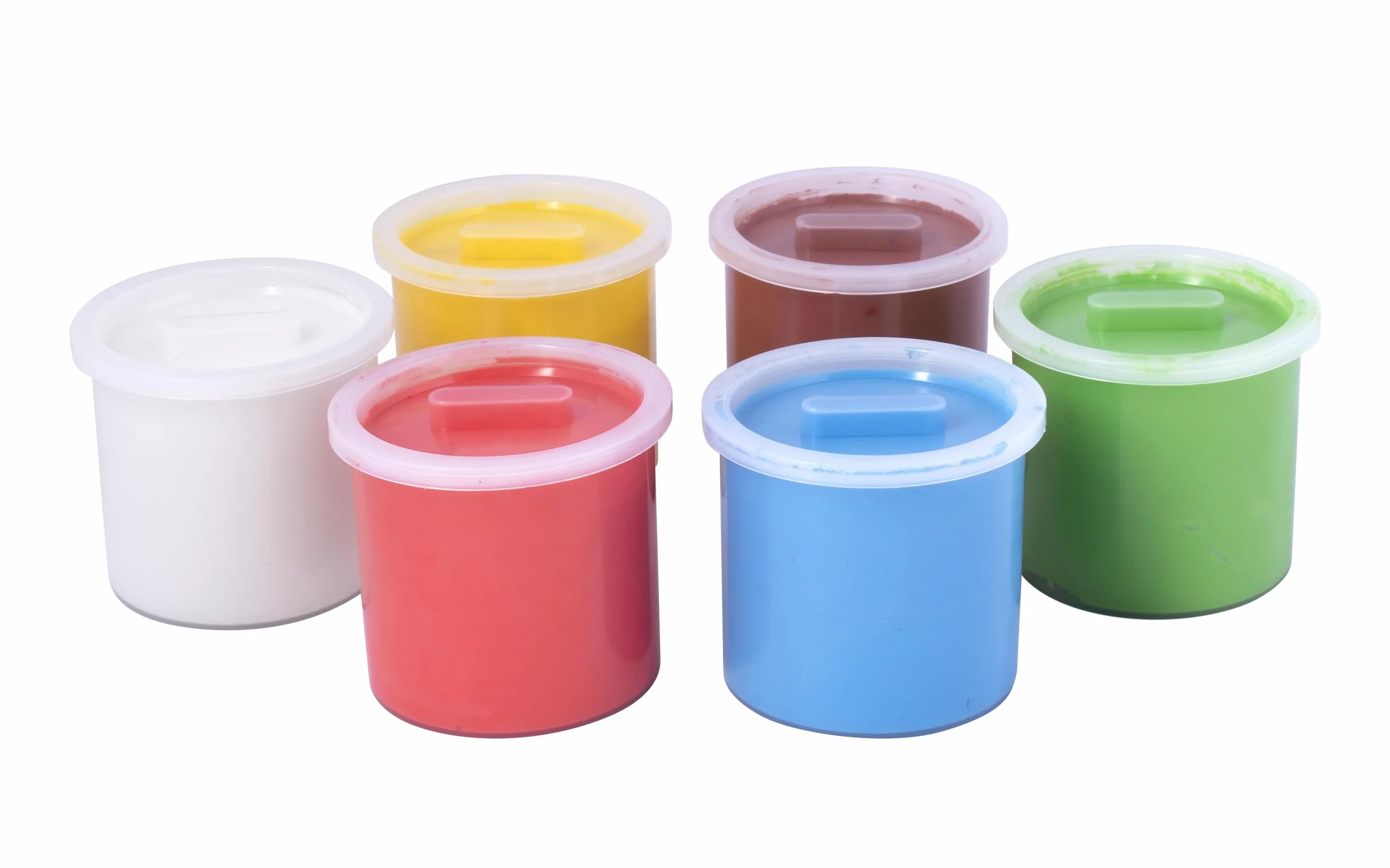 Jovi Pintura de dedos 6 Colores 125 ml sin gluten fácil de limpiar