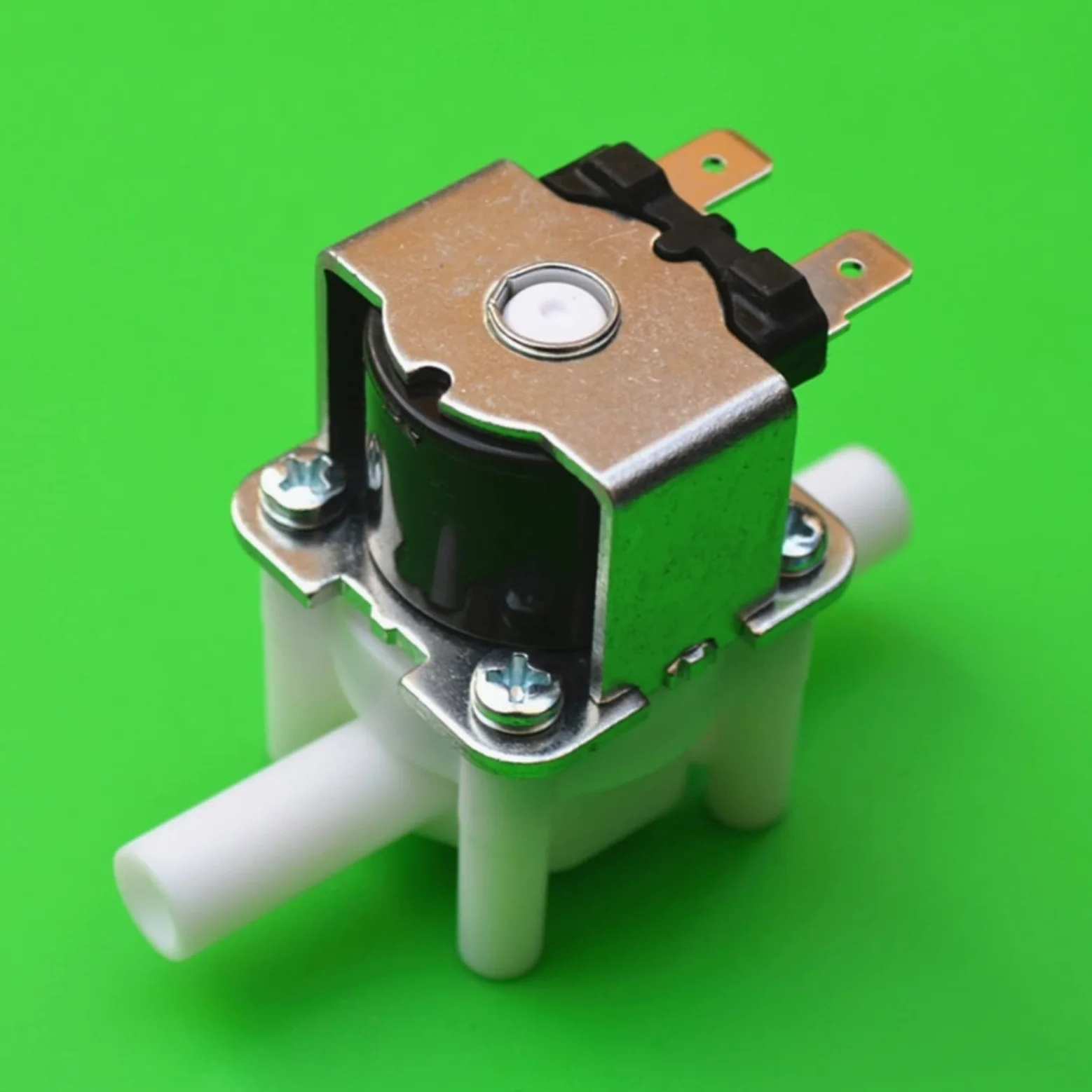 MbeLLO Válvula de Bola, 1 válvula solenoide de Agua, válvula purificadora eléctrica de Agua, conexión rápida, Normalmente Cerrada, CC 12 V, 24 V, 220 VM, 3/8 Pulgadas (tamaño: 12 V) (Size : 24V)