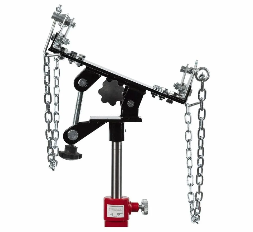 SIO Adaptador Ajustable para Caja de Cambios – Soporte para Gato Hidráulico de Foso – Plataforma Regulable Universal para Transmisiones y Motores – Herramienta Profesional Taller Automoción
