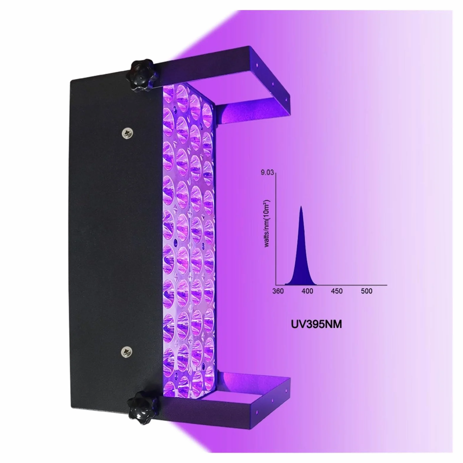 Luz LED negra Lámpara de curado UV portátil, 1000W, 365NM, 395NM, 405, tinta, barniz, pintura, adhesivo, pantalla de seda, aceite, impresión 3D, placa PCB, secado rápido, OCA Luz de curado de resina U