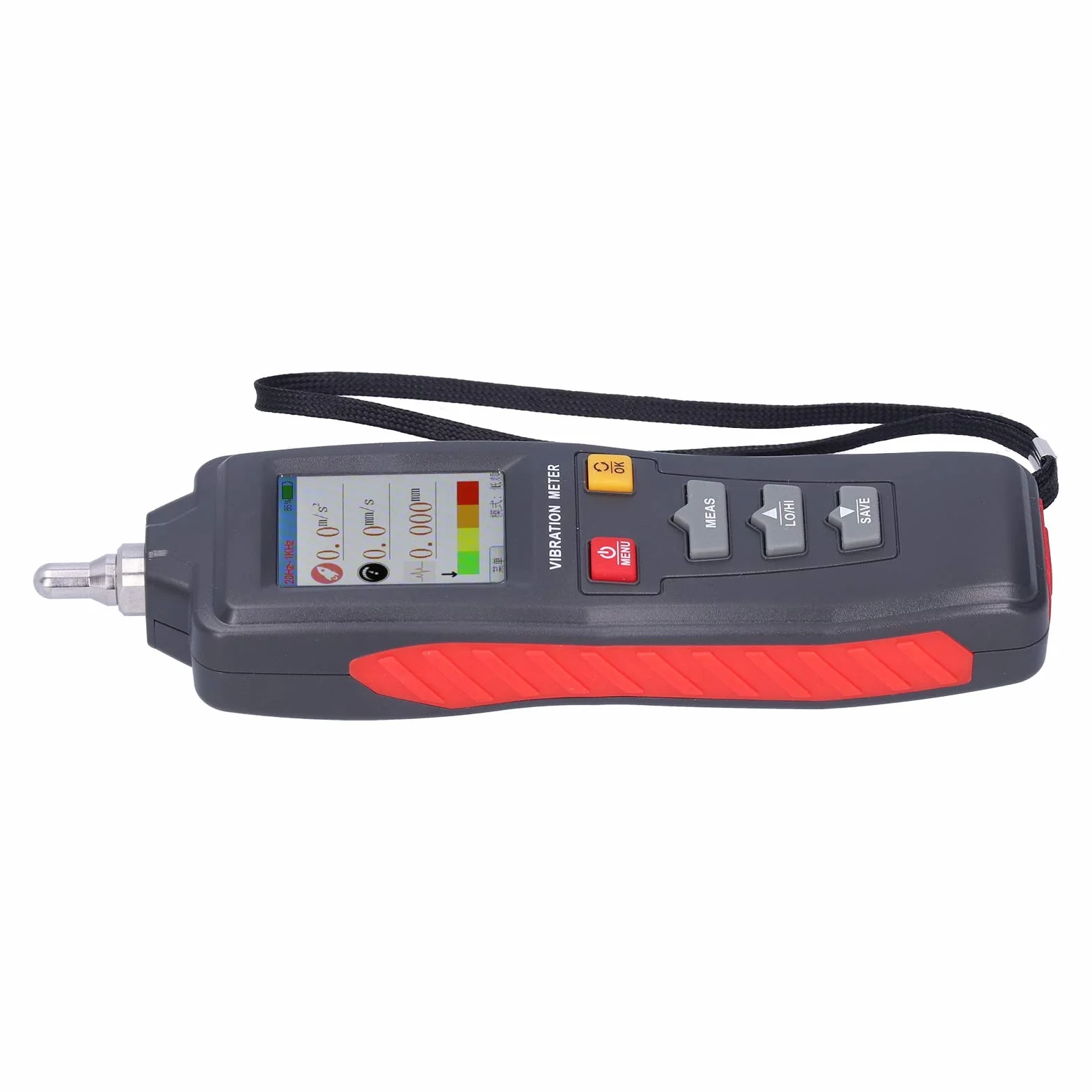 Srliya WT63B Medidor de Vibración Portátil Color LCD LCD Digital Vibration Analyzer Equipo de Prueba