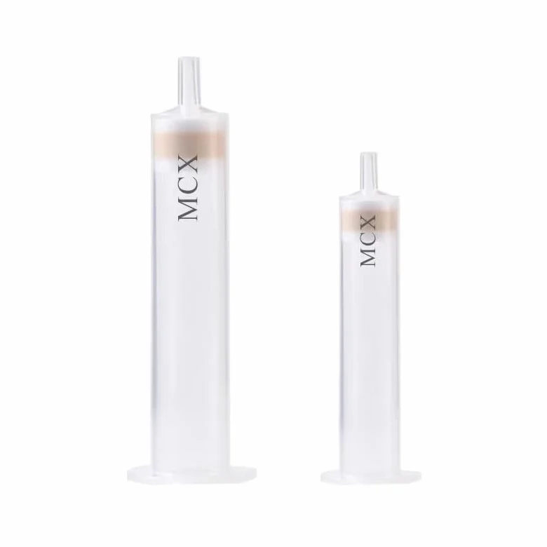 Columna SPE de intercambio catiónico mixto de extracción en fase sólida con cartucho MCX SPE, columna de cromatografía de relleno HPLC, 1, 3, 6, 12 ml, 20 unidades(1000mg 12ml 4 pieces)