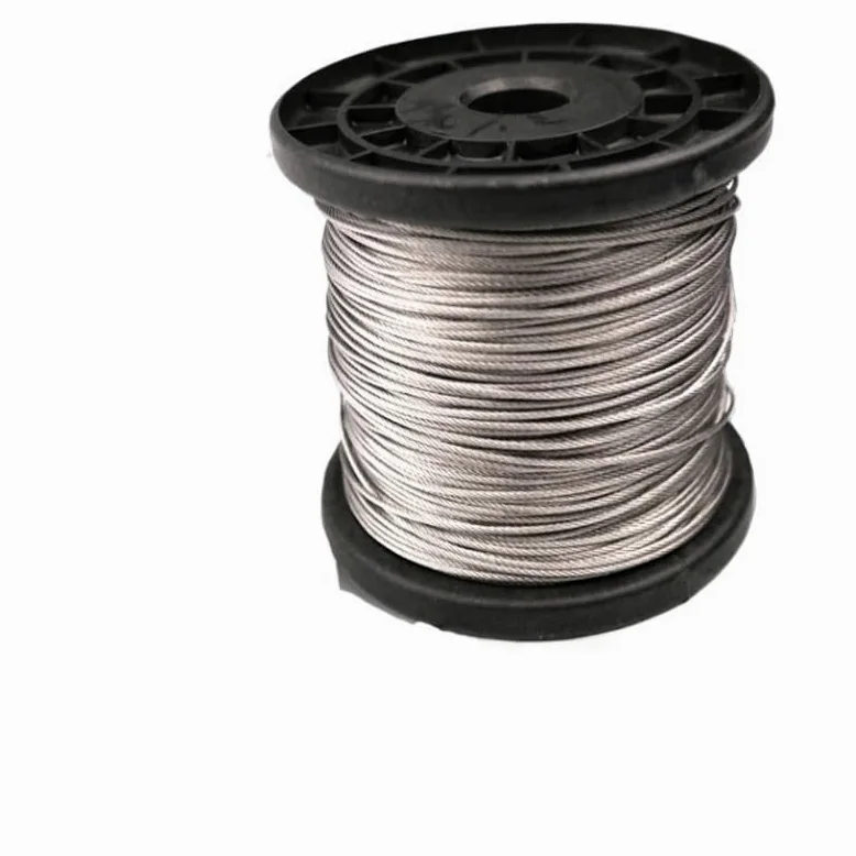 Cable Acero El plástico Transparente del PVC cubrió ningún Cable de Cuerda de Alambre de Acero Inoxidable de Las Rebabas 304 Cable Acero Plastificado (Size : 10 Meter, Color : Diameter 8mm)