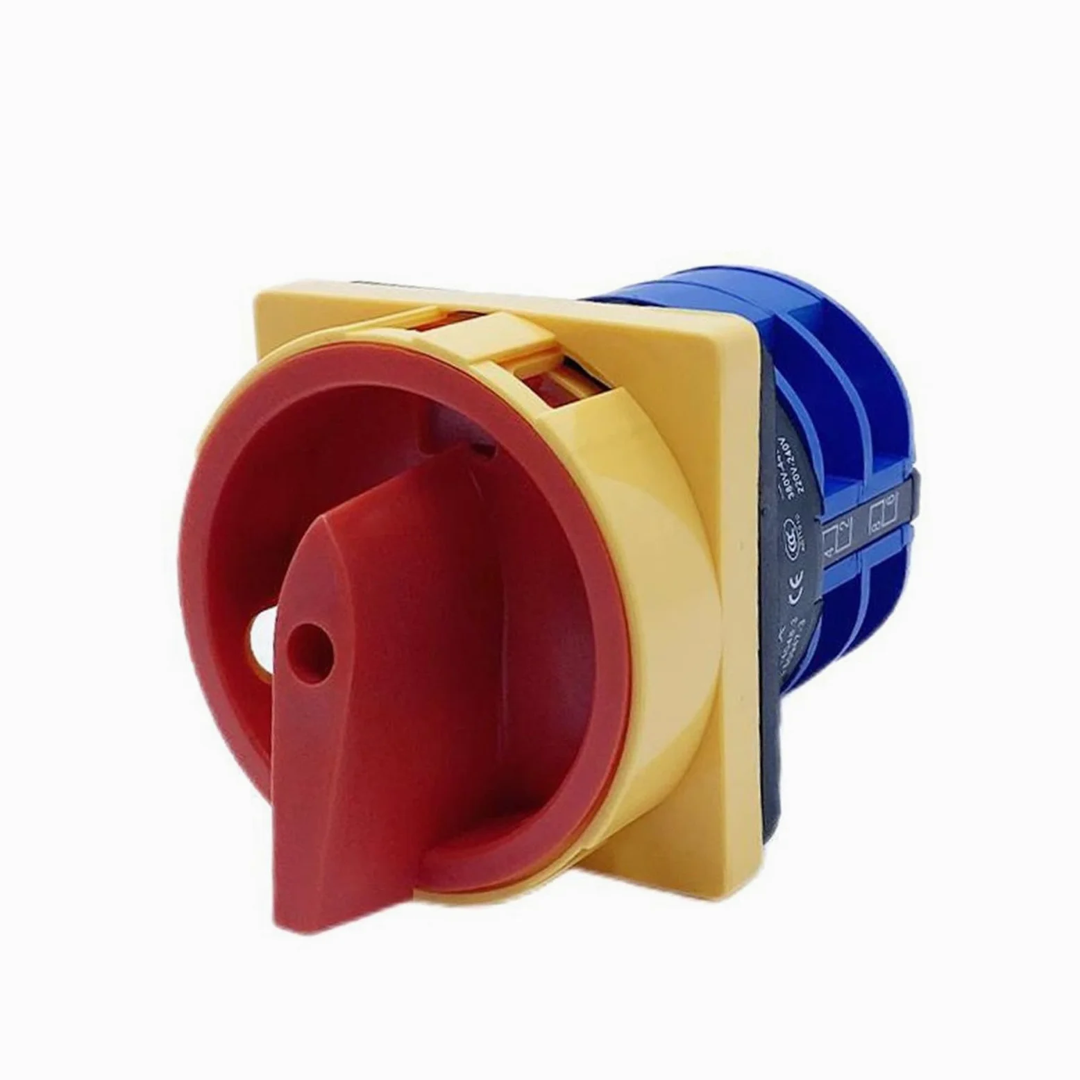 LW26GS-32/04-2 interruptor de leva giratorio candado de encendido y apagado de 2 posiciones 690V 32A interruptores de cambio de 2 polos contacto plateado YMW26 1 Uds