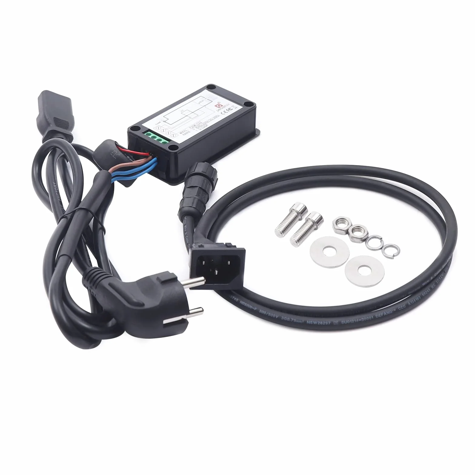 Microinversor de red solar de 300 W, con indicador LED, alta tasa de transferencia de energía, potente control MPPT integrado, microinversor de 220 V