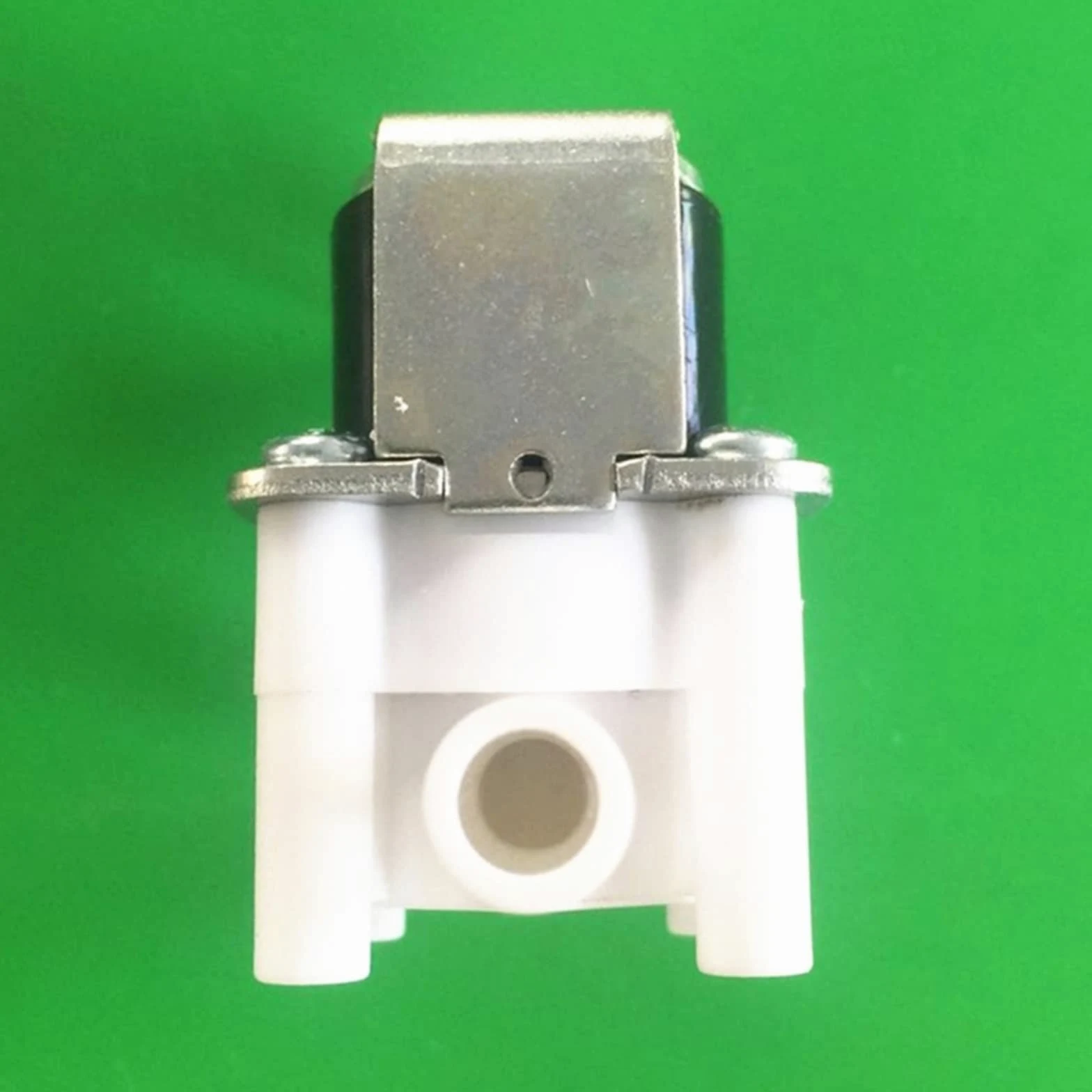 MbeLLO Válvula de Bola, 1 válvula solenoide de Agua, válvula purificadora eléctrica de Agua, conexión rápida, Normalmente Cerrada, CC 12 V, 24 V, 220 VM, 3/8 Pulgadas (tamaño: 12 V) (Size : 24V)